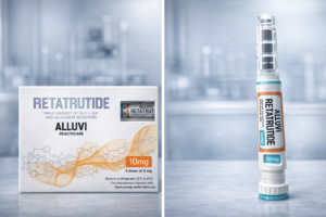 Alluvi Retatrutide 10mg research pen for UK laboratory R&D